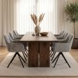 Kick swivel chair Luc - Grey