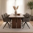 Kick swivel chair Luc - Dark Grey