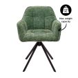 Kick swivel chair Luc - Green