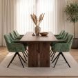 Kick swivel chair Luc - Green
