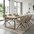 Kick swivel chair Luc - Champagne