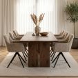 Kick swivel chair Luc - Champagne