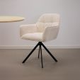 Kick swivel chair Luc - Crème