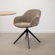 Kick swivel chair Matt - Taupe