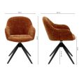 Kick swivel chair Matt - Terra