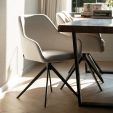 Kick dining chair Mex - Taupe
