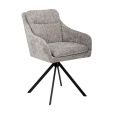 Kick swivel chair Milan - Grey