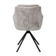 Kick swivel chair Milan - Grey