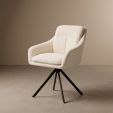 Kick swivel chair Milan - Champagne