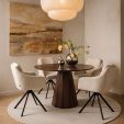 Kick swivel chair Milan - Champagne