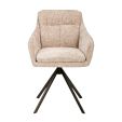 Kick swivel chair Milan - Champagne