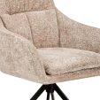 Kick swivel chair Milan - Champagne
