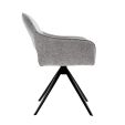 Kick swivel chair Miyo - Dark Grey