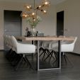 Kick swivel chair Miyo - Dark Grey