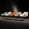 Kick swivel chair Miyo - Champagne