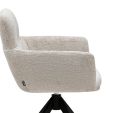 Kick swivel chair Niek - Champagne