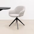Kick swivel chair Noel - Grey
