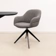 Kick swivel chair Noel - Dark Grey