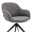 Kick swivel chair Noel - Dark Grey
