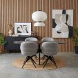 Kick swivel chair Noel - Green