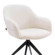 Kick swivel chair Noel - Champagne