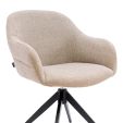 Kick swivel chair Noel - Taupe