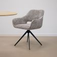 Kick swivel chair Nori - Grey