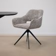 Kick swivel chair Nori - Grey