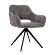 Kick swivel chair Nori - Dark Grey