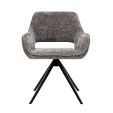 Kick swivel chair Nori - Dark Grey