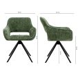 Kick swivel chair Nori - Green