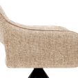 Kick swivel chair Nori - Champagne