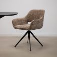 Kick swivel chair Nori - Taupe