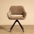 Kick swivel chair Nori - Taupe