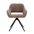 Kick swivel chair Nori - Taupe