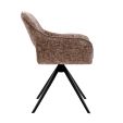Kick swivel chair Nori - Taupe