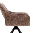 Kick swivel chair Nori - Taupe