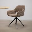 Kick swivel chair Nori - Taupe