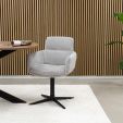 Kick swivel chair Noud - Grey