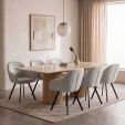 Kick swivel chair Olof - Grey
