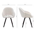 Kick swivel chair Olof - Champagne