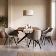Kick swivel chair Olof - Taupe