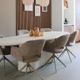 Kick swivel chair Owen - Beige