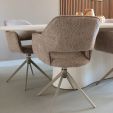 Kick swivel chair Owen - Beige