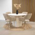 Kick swivel chair Owen - Beige