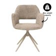 Kick swivel chair Owen - Beige