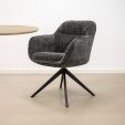 Kick swivel chair Stan - Dark Grey
