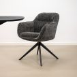 Kick swivel chair Stan - Dark Grey