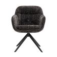 Kick swivel chair Stan - Dark Grey