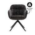 Kick swivel chair Stan - Dark Grey
